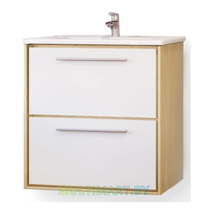Тумба Raval FRA.01.60/P/W-DS под умывальник Frame 60
